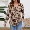 Women Long Sleeve Tops Dressy Casual V Neck Tshirts Basics Tee Vacation Fall Fashion Clothes
