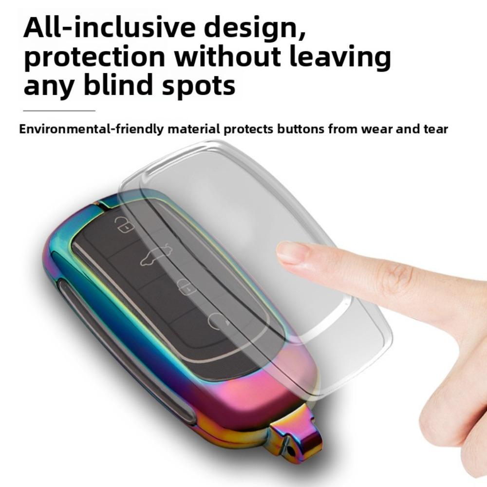 Premium Metal Key Case for Chery Tiggo 8 Plus and Arrizo 5 Plus Cars