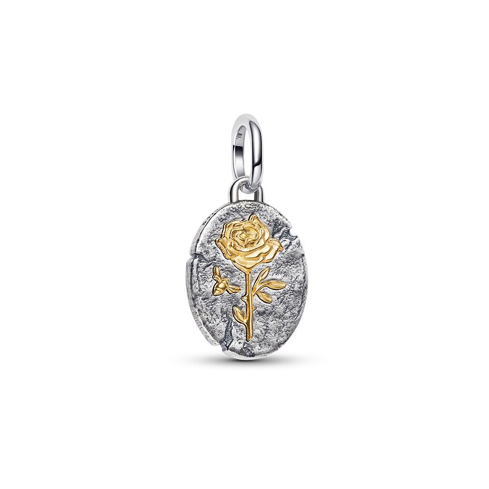 Pandora Rose Medallion Charm 764087C00 764087C00