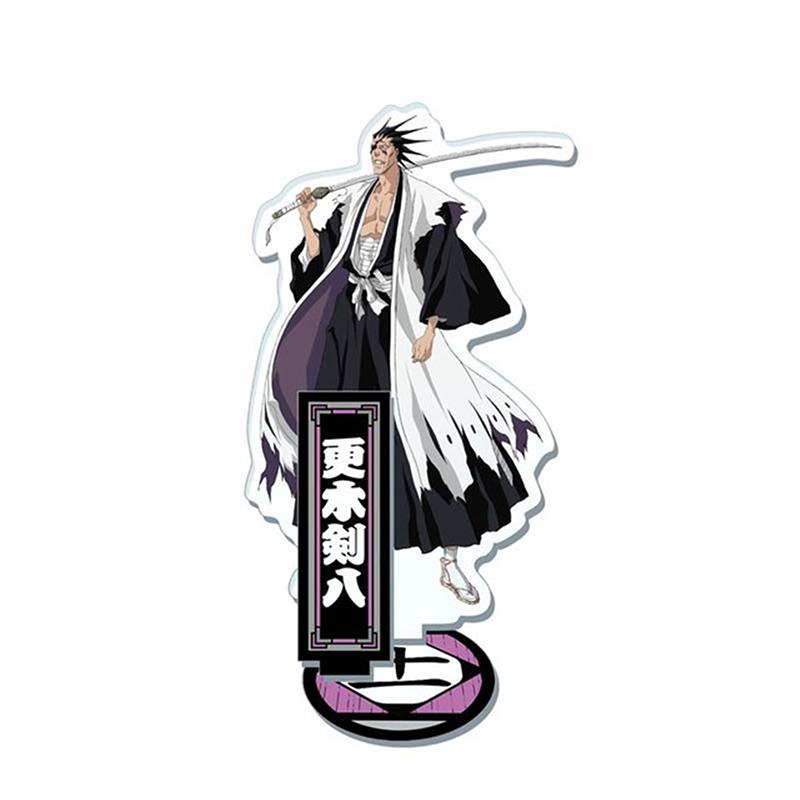 Anime Bleach Acrylic Stand Model Plate Kurosaki Ichigo Kuchiki Rukia Hitsugaya Toshiro Cartoon Figures Standing Sign Holder