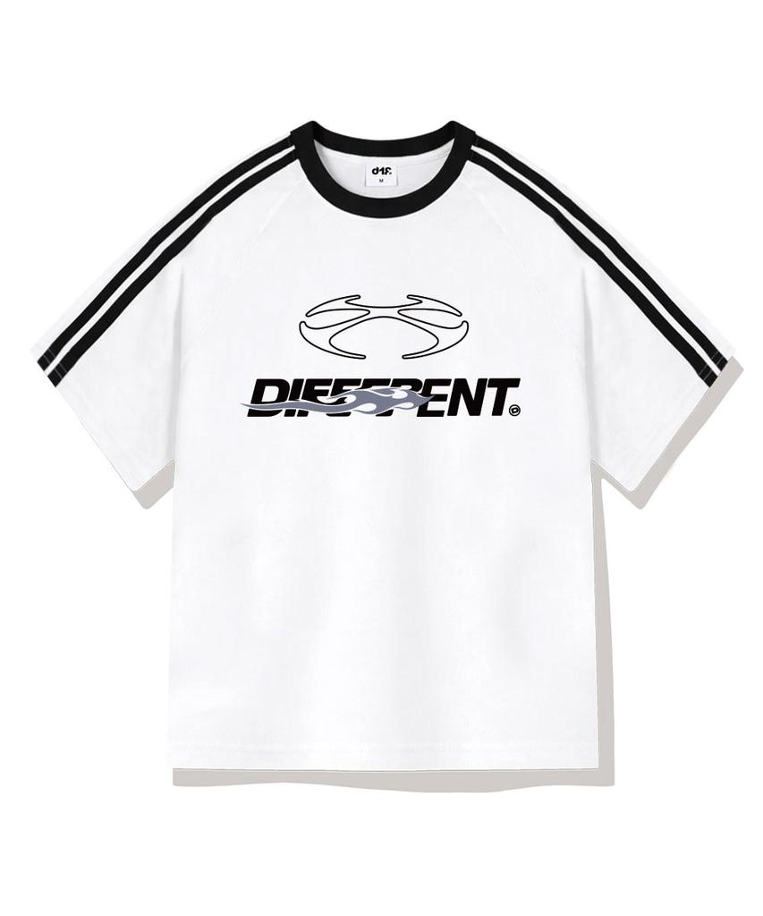 DIFF Core Heat Oversized Track Short Sleeve T-Shirt 4 Colors [Dise_3003]