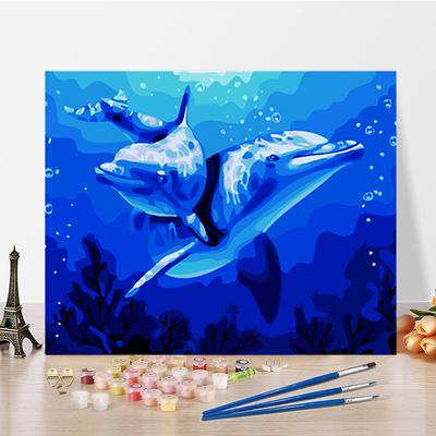 DIY Malen nach Zahlen Digitales Ölgemälde Kunst Heimdekoration Basteln Hobbys Zahlenmalerei