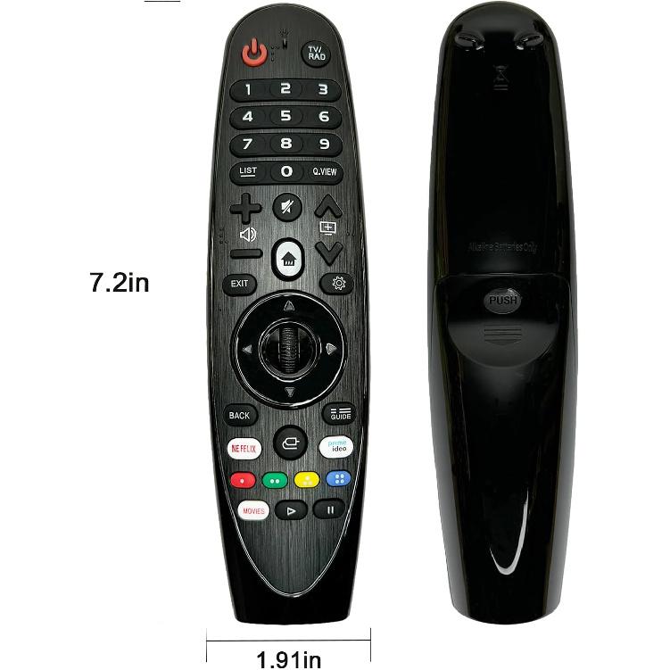 MR20GA AKB75855501 Replacement IR Remote Control Compatible with LG 2018-2023 TV 43UN7300PUF 43UN7300PUC 43UN7300PUD 43UN7100PUA 43UN7000PUB