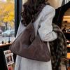 Pu Shoulder Bag For Women With Vintage Design And Top Handle For Daily Use