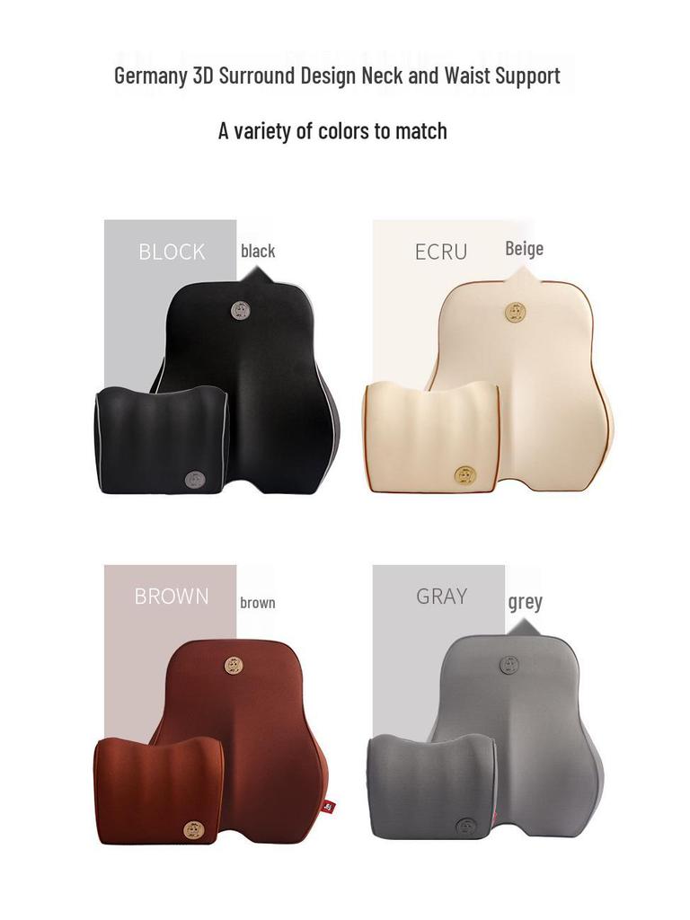 Memory Foam Lumbar Support Cushion for Car Seats