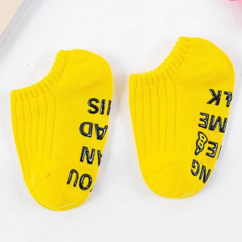 Cute Candy Color Stripe White Baby Floor Socks Summer Spring Thin Cotton Rubber Anti-slip Short Ankle Stockings for Boys Girls