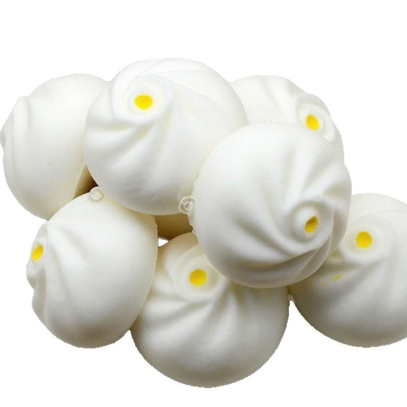 6cm Simulation Dumpling Pressure Ball Stress Relief Reusable Decompression Toys Children Adults Birthday Gift