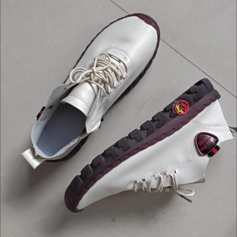 Кожаная женская обувь. Новинка 2022 года. Женская повседневная обувь на мягкой подошве — фото 6