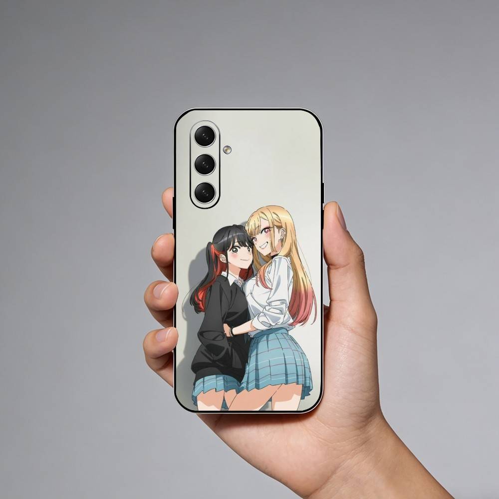 My D-Dress Up D-Darling Phone Case For Samsung Galaxy A73,21,22,32,71,53,52,51,80,5G Soft Black Cover Samsung a31