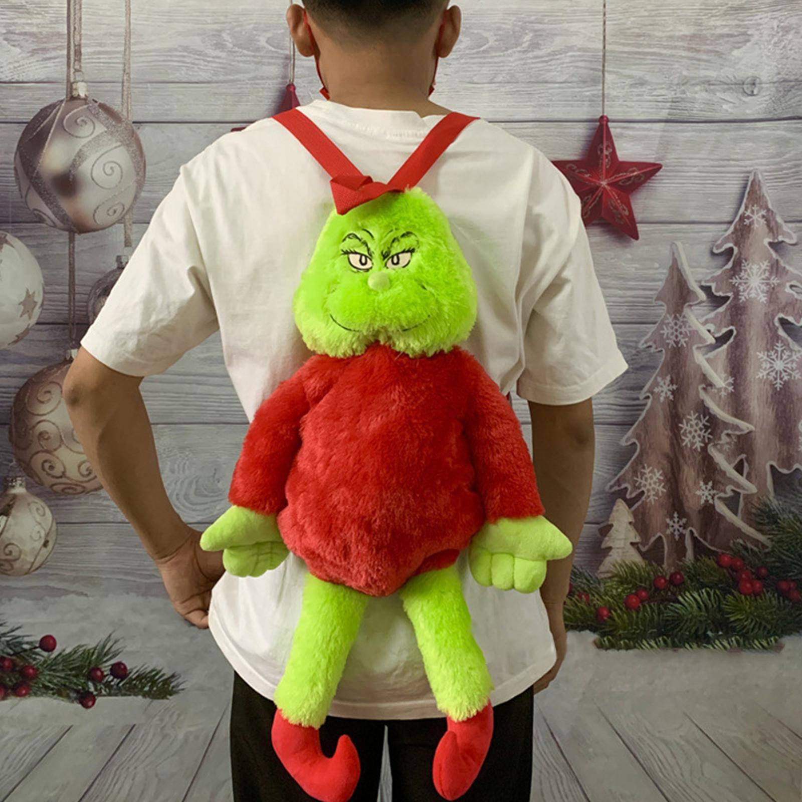 

Plush Doll Backpack, Cute Children S Backpack, Christmas Children S Backpack One Size зелёный