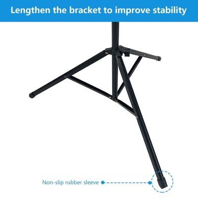 Adjusted Podiums Stand with Tripod Base and Sheet Music Folder Portable Metal Sheet Music Stand Music Stands for Sheet