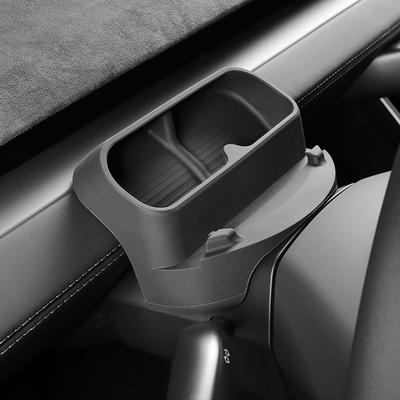 Steering Wheel Glasses Storage Box For Tesla Model Y Juniper 2025 Mobile Phone Holder Interior Car Accessories Sunglasses Stand