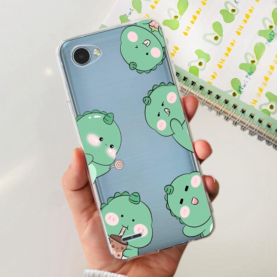 For LG Q6 Q6a Q6+ M700 X600K X600L X600S Cute Flower Cat Painted Phone Case For LG Q6 Plus Q 6 Alpha Soft Silicone TPU Cases