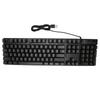 Gaming Keyboard Wired 104 Keys Ergonomic Backlight USB Keyboard for for Home Office Laptop Work GamingBlack