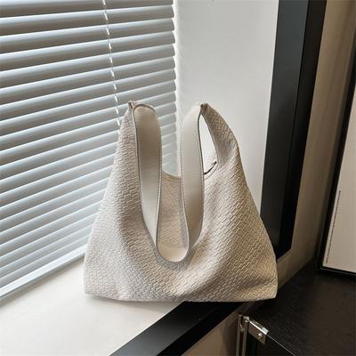 Large Capacity Women's Bag Fashionable Versatile Shoulder Underarm Bag High-end Commuter Tote Bag