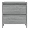 Maison Exclusive - Tables de chevet 2 pcs sonoma gris 45x34,5x44,5 cm