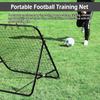 .100x100CM Kickback Goalkeeper Football Rebound Net 20 Elastic Ropes Football Practice Net Target Goal Rebound Net Training Net