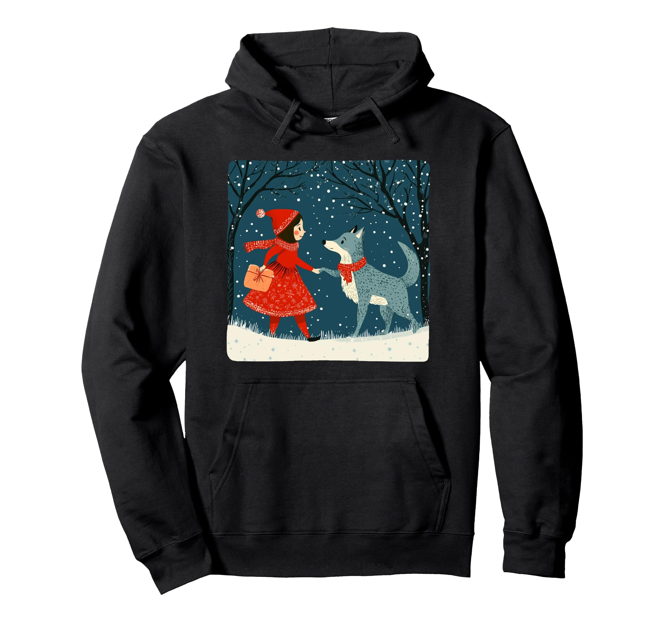 Little Red Riding Hood, unaffected by trends, in a magical touch - Hoodie