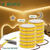 400LEDs/M Free Cut LED Strip COB 12V 24V 5mm 8mm PCB High Density White Natural Warm Adhesive Linear Lighting Room 20M 10M 5M 1M