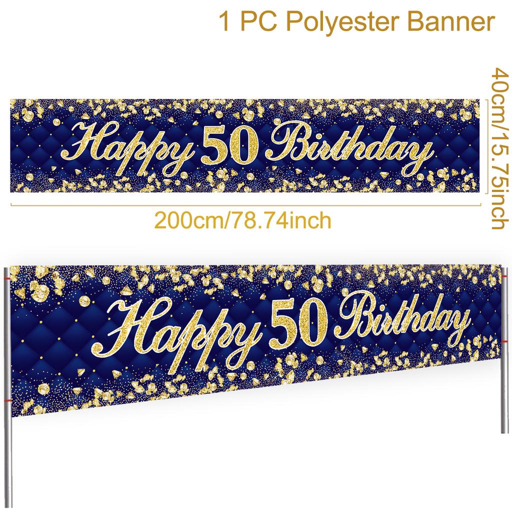 Birthday Theme Party Decorations Tableware Blue Gold Paper Plates Birthday Party Adults Baby Shower Birthday Party Supplies