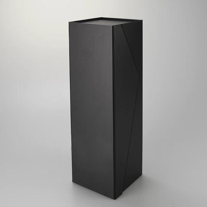 Creative Four-Corner Folding Wine Gift Box with Lining