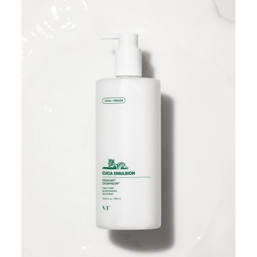 Vt Cosmetics Vt Cica Emulsion Large Capacity 500ml FREE