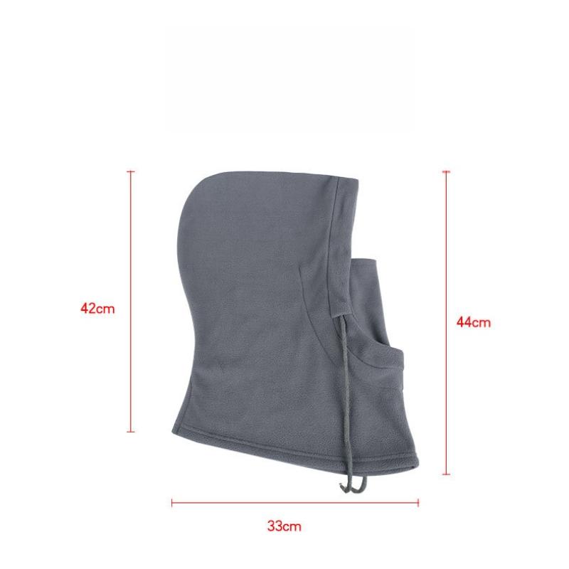 1Pcs Winter Face Mask Neck Warmer Hooded Cap Warm Fleece Balaclava For Men Women Windproof Thermal Head Cover Beanies Bandana
