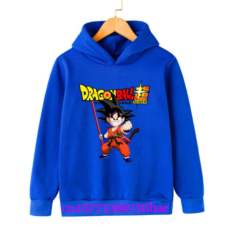 Dragon Ball Spring And Autumn Children Boys And Girls With Hoodies Sweaters Jackets Cartoons  Children's Clothes Baby Clothes