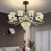 Nordic Crystal Chandelier: Modern Luxury for Living, Dining & Bedroom Spaces