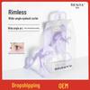 Purple Illusion Frameless Wide-Angle Eyelash Curler with 3D Comb and Soft Pad