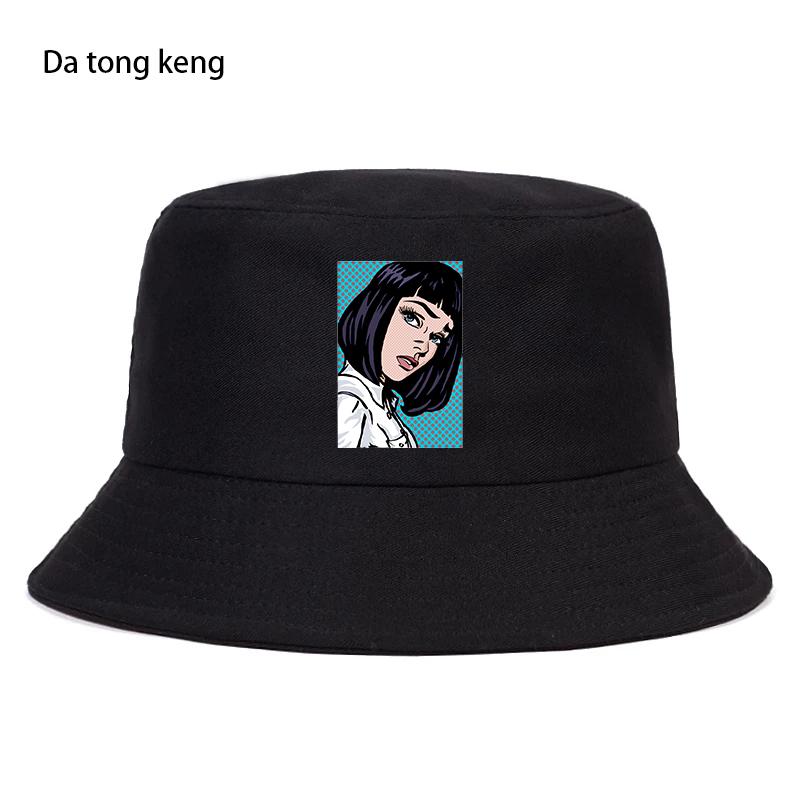 Anime HipHop MICHELANGELO Bucket Hat Women Unisex Summer Fishing Fisherman Cap Foldable Unisex Sun Caps Sunscreen Panama Beach Hats