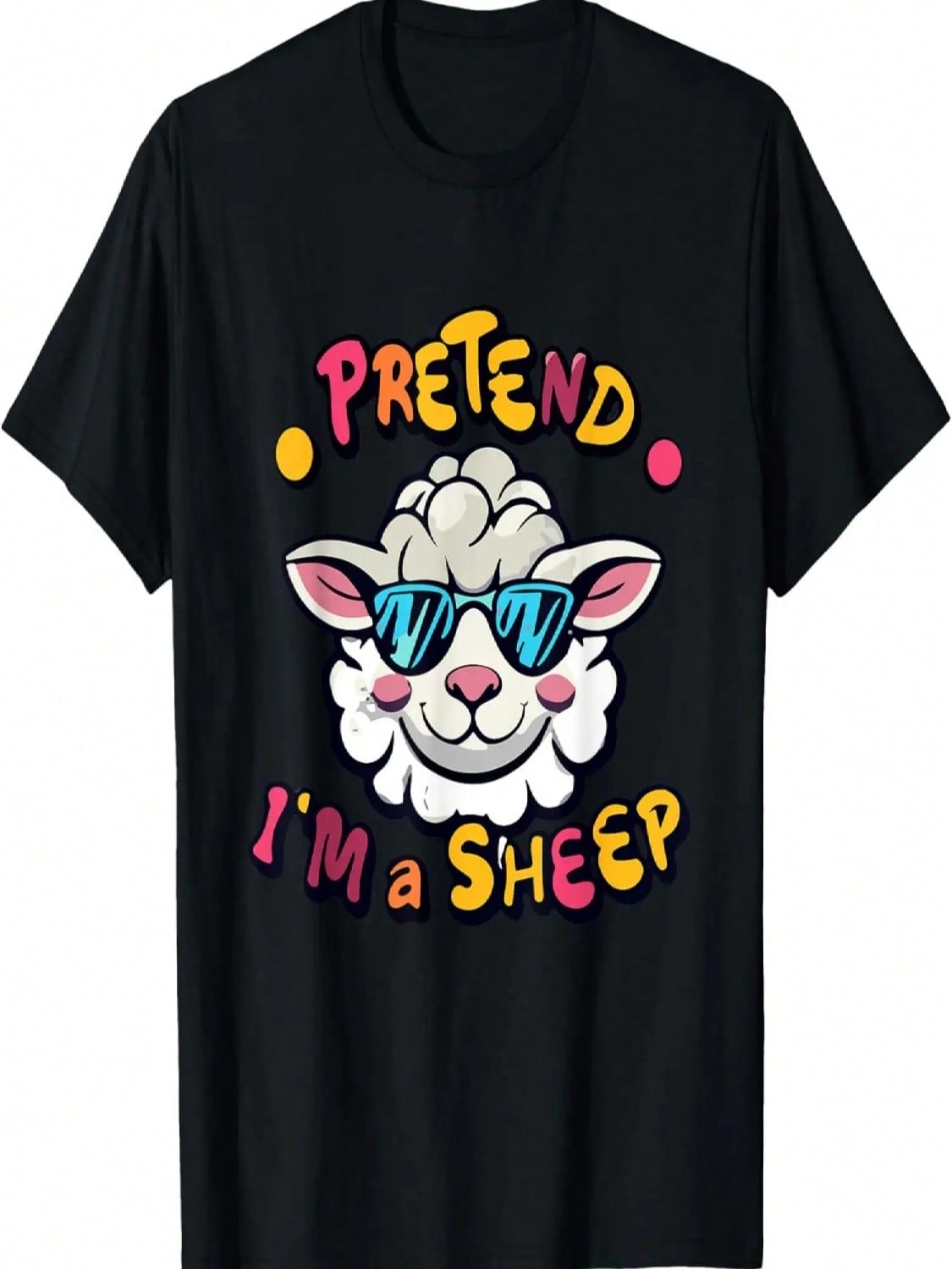 Pretend I m A Sheep Funny Design - Pretend Im A Sheep Kid T-Shirt S разноцветный