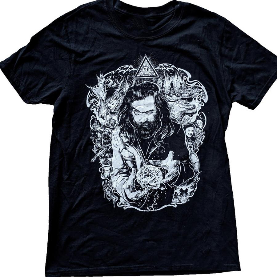 Roky Erickson memory ARTWORK black T-shirt short sleeve All sizes XZ392 Unisex T-Shirt XXXL