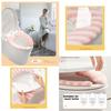 WC-Sitzkissenbezug Waschbar Verdickte WC-Matte Winter Weich Wärmer Bezug WC-Sitzbezug Badezimmerzubehör Wiederverwendbar