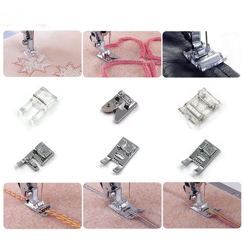 Sewing Machine Presser Foot Kit, Household Knitting Sewing Machine Accessories For Brother Babylock,Singer,Janome,Elna,Toyota