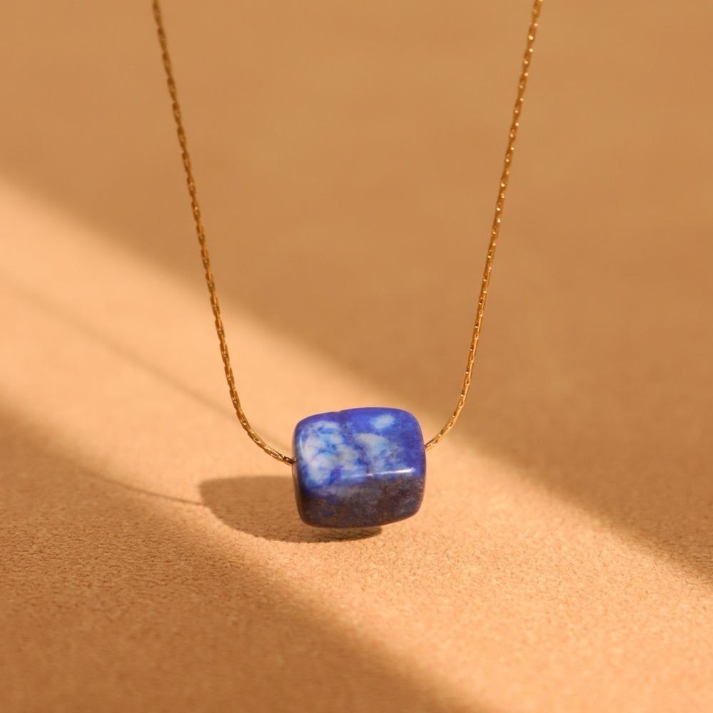 Lapis Lazuli Western Country Necklace Malachite Bohemian Style Choker  Women Gift