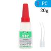 Super Glue 502 Super Adhesive Cyanoacrylate Bonding Agent for Metal, Plastic, Wood, Glass, Ceramic, Leather, Rubber, Handicrafts, DIY,