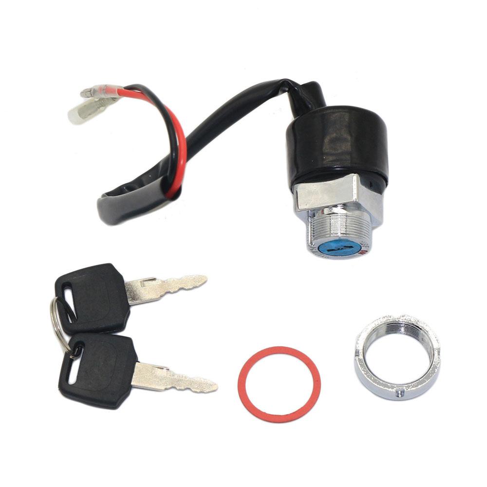 Motorcycle Electric Door Lock 2 Wire Ignition Switch For Honda CL70 CB100 CB125S CL100 XL100 KEY Set Of Lock