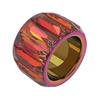 Swarovski Neugieriges Prisma Farbdesign Kristall Aluminium Ring Damenringe Rot 5607415