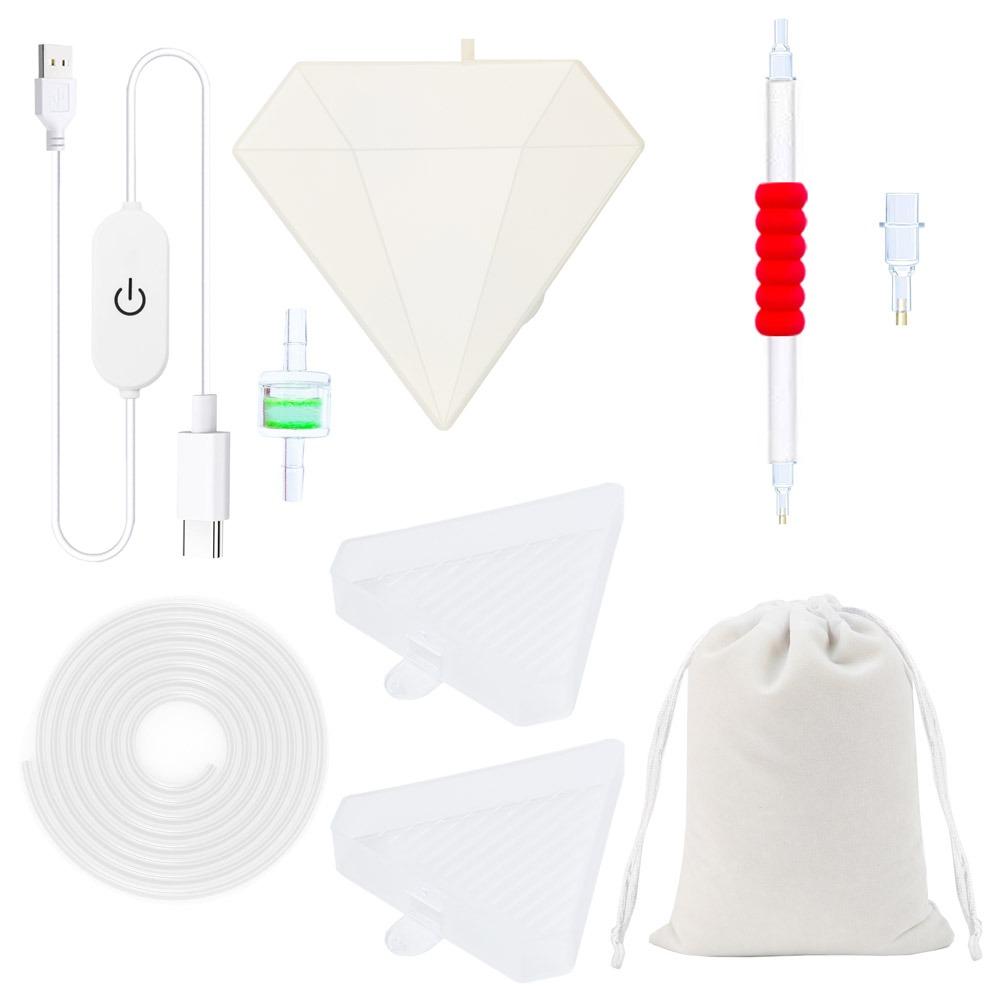 DIY Craft Vacuum Diamond Painting Pen Kits USB Powered with Storage Bag Suction Device Point Drill Tool Beading Plates