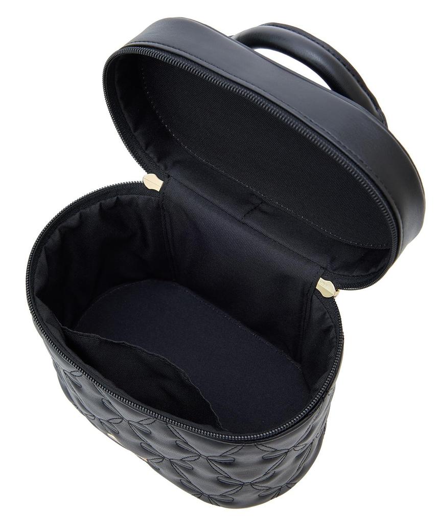 Maison de Fleur gesteppte Würfel-Umhängetasche mit Schleife, Damen, Rosa