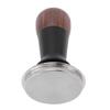 Spring Loaded Calibrated Coffee Tamper 58mm Walnut Wood Coffee Ground Tamper with Stainless Steel Base for Cafe Home