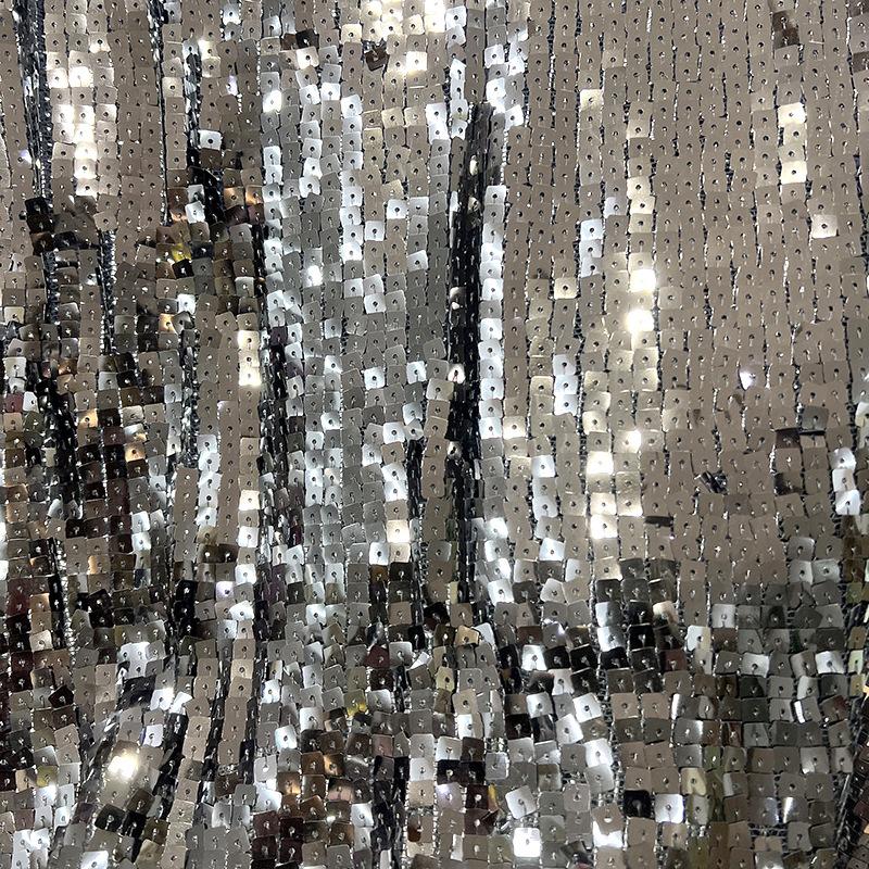1/3/5yard Embroidered Fabric Mesh Bright Sequins Skin-friendly Thin Gauze for Clothing Accessories and Children's Wear