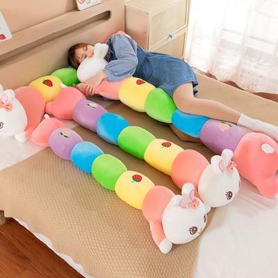 Yousheng Rainbow Long Bunny Plush Pillow Large Body Pillow for Cuddling And Support Soft Stuffed Animal for Girls And Kids Gift