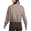 Nike Phoenix Cropped Half Zipped Sweatshirt Women's DQ5768-233