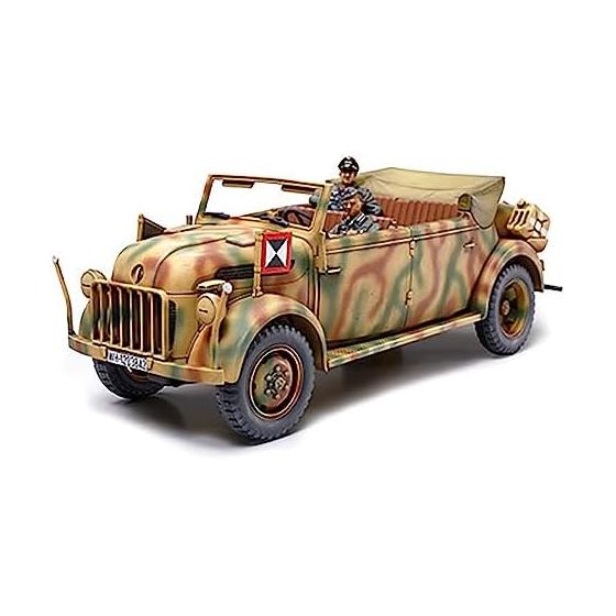 Tamiya Серия «Военные Миниатюры» 1/48 № 53 Немецкая Армия Большой Военный Командный Автомобиль Commandwagen Пластиковая Модель 35553