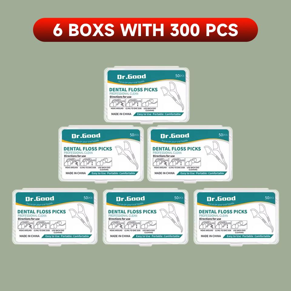 50/150/300/600/1000 PCS Dental Floss Sticks Oral Care Tools