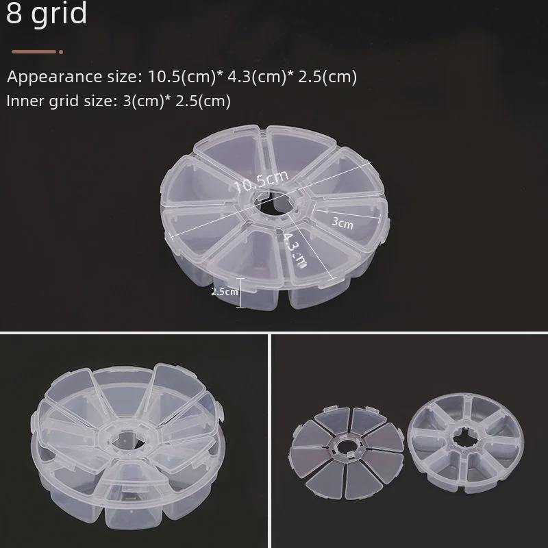 Transparent Rice Beads Storage Box for DIY Accessories and Handmade Jewelry Parts