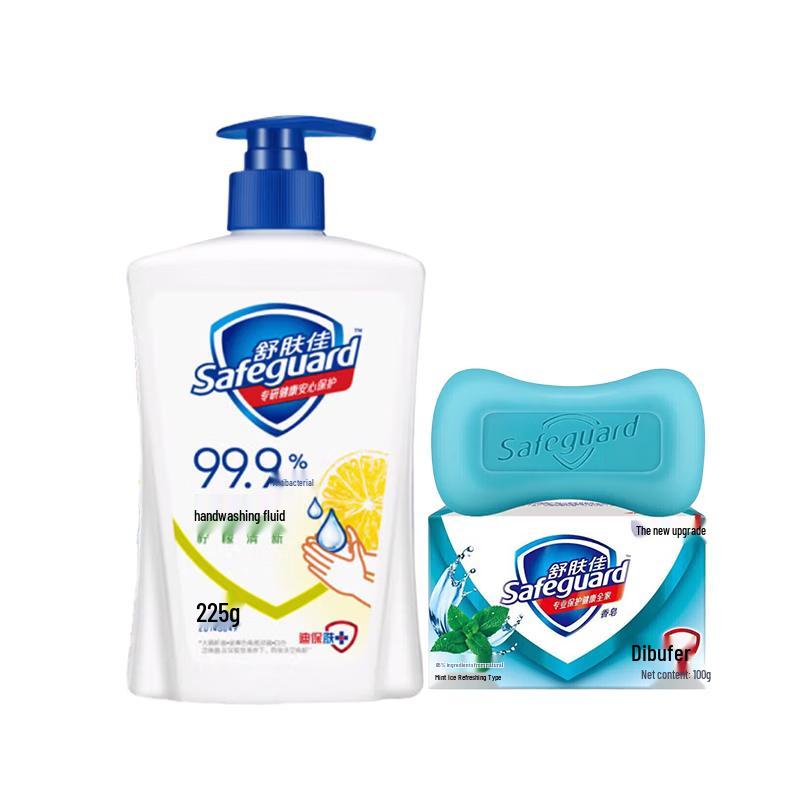 Safeguard Gentle Clean Duo: Peppermint Soap & Lemon Hand Wash