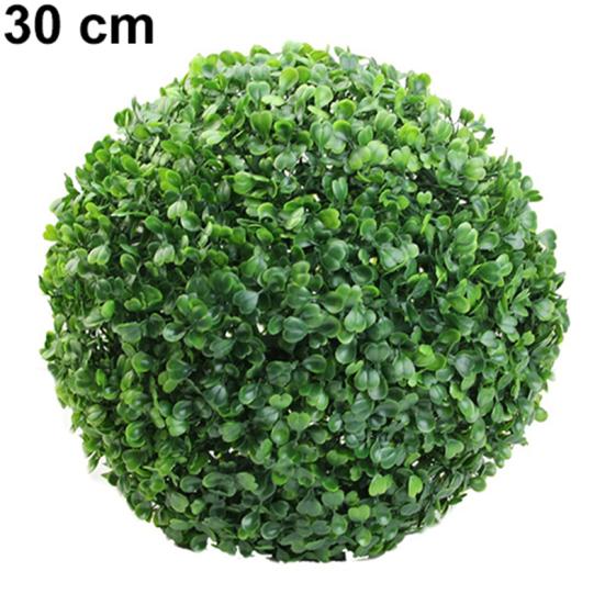 Topiary Ball Plastic Verdant Greenery Ball Tear Resistant Faux Plant Ball for Garden Yard Wedding Decoration